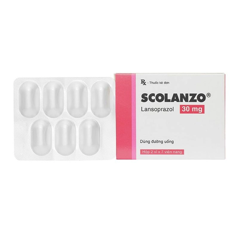 Thuốc điều trị loét dạ dày Scolanzo 30mg hộp 14 viên