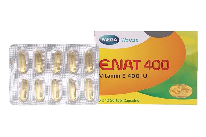 Thuốc bổ sung vitamin E Enat 400 hộp 30 viên