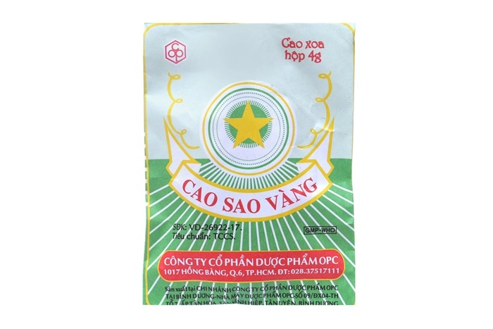 Cao Sao Vàng lọ 4g