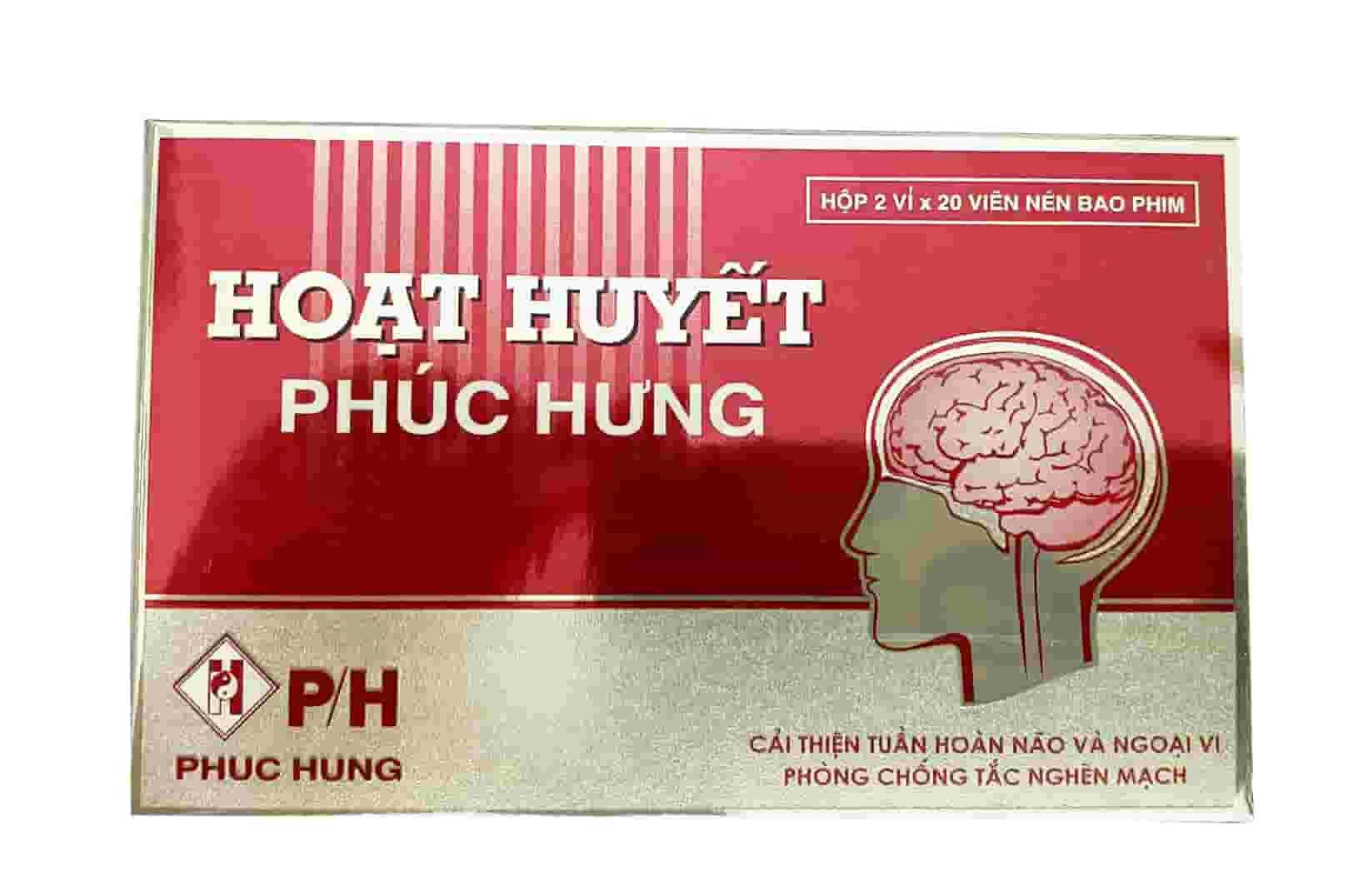 Hoạt huyết Phúc Hưng hộp 40 viên