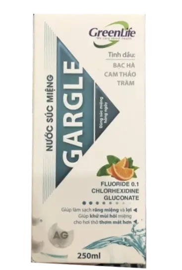 Nước súc miệng GARGLE (Greenlife) hộp 1 chai 250ml