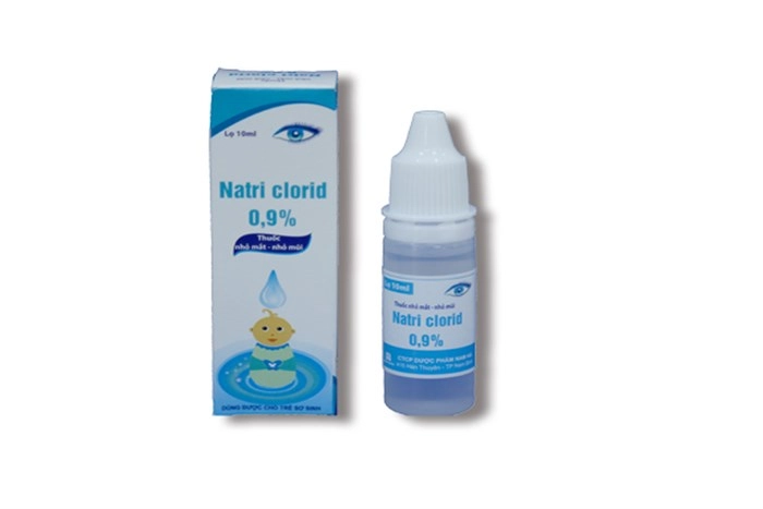 Dung dịch nhỏ mắt Natri Clorid  0.9% Nam Hà hộp 1 chai 10ml
