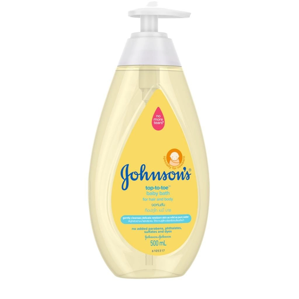 Sữa tắm gội toàn thân Johnson's Top-to-be baby bath chai 500ml