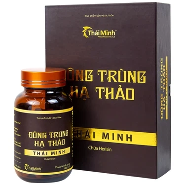 Hỗ trợ tăng cường sức khoẻ, giảm mệt mỏi Đông Trùng Hạ Thảo Thái Minh hộp 1 lọ 30 viên
