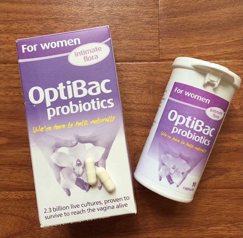 Men vi sinh OptiBac Probiotics for women (tím) hộp 1 lọ 90 viên