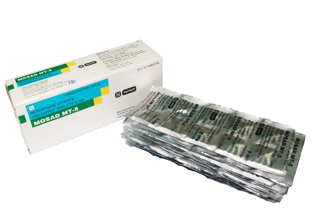 Thuốc điều trị loét dạ dày, tá tràng Mosad MT - 5 hộp 100 viên