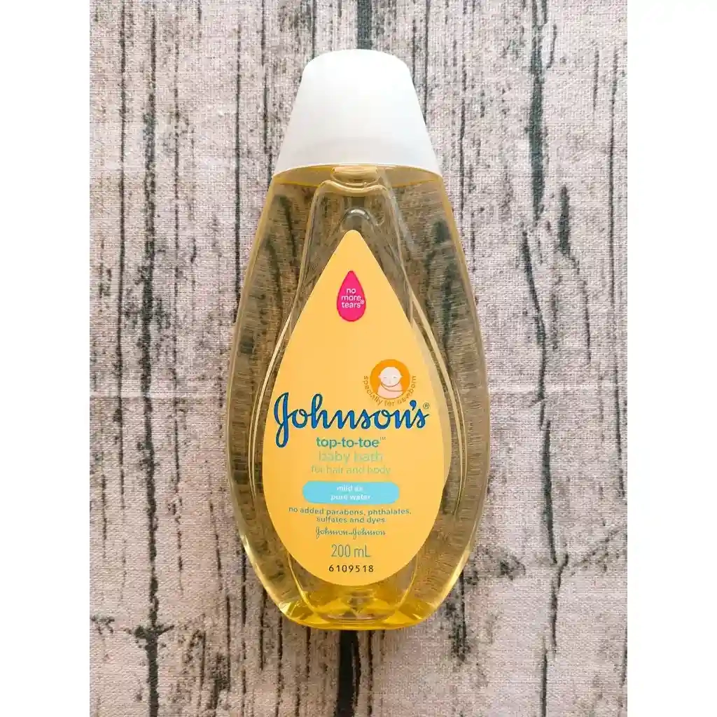 Sữa tắm gội toàn thân Johnson's Top-To-Toe™ Hair & Body Baby Bath chai 200ml