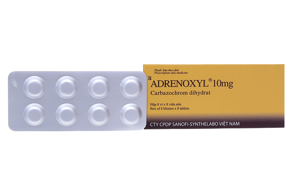 Thuốc cầm máu Adrenoxyl 10mg hộp 64 viên