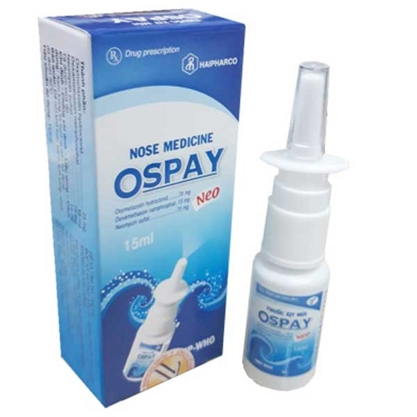 Thuốc xịt mũi OSPAY hộp 1 lọ 15ml