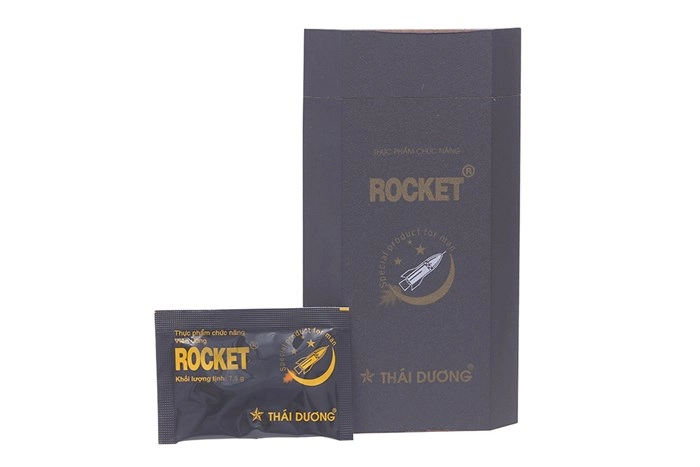 Viên uống tăng cường sinh lý nam Rocket   hộp 30 gói
