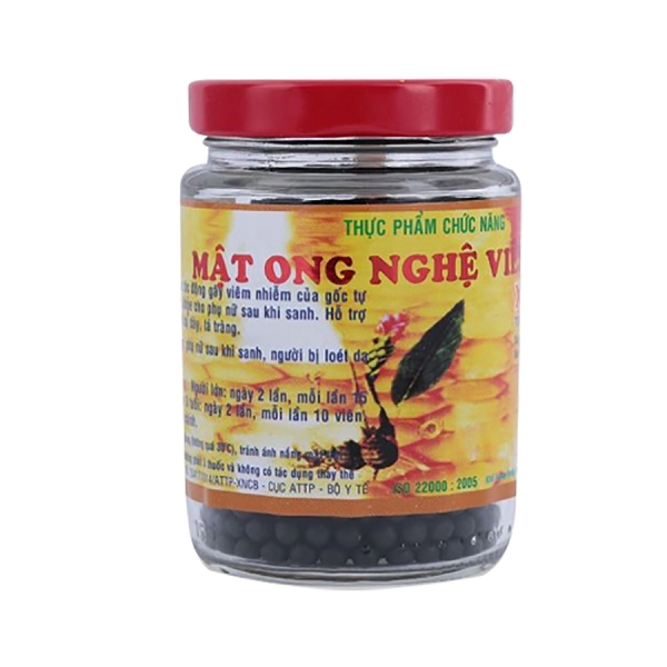 Viên nghệ đen mật ong Xuân Nguyên lọ 100g
