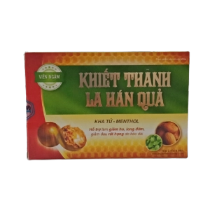 Viên ngậm ho Khiết Thanh La Hán Quả hộp 24 viên