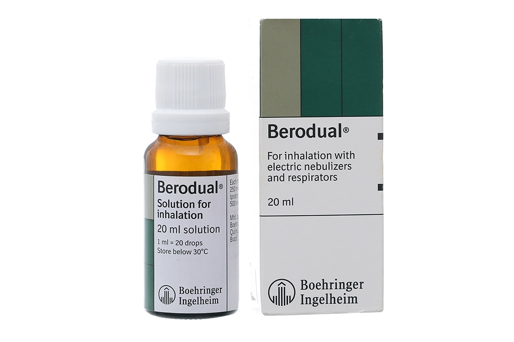 Dung dịch khí dung trị hen Berodual Chai 20 ml