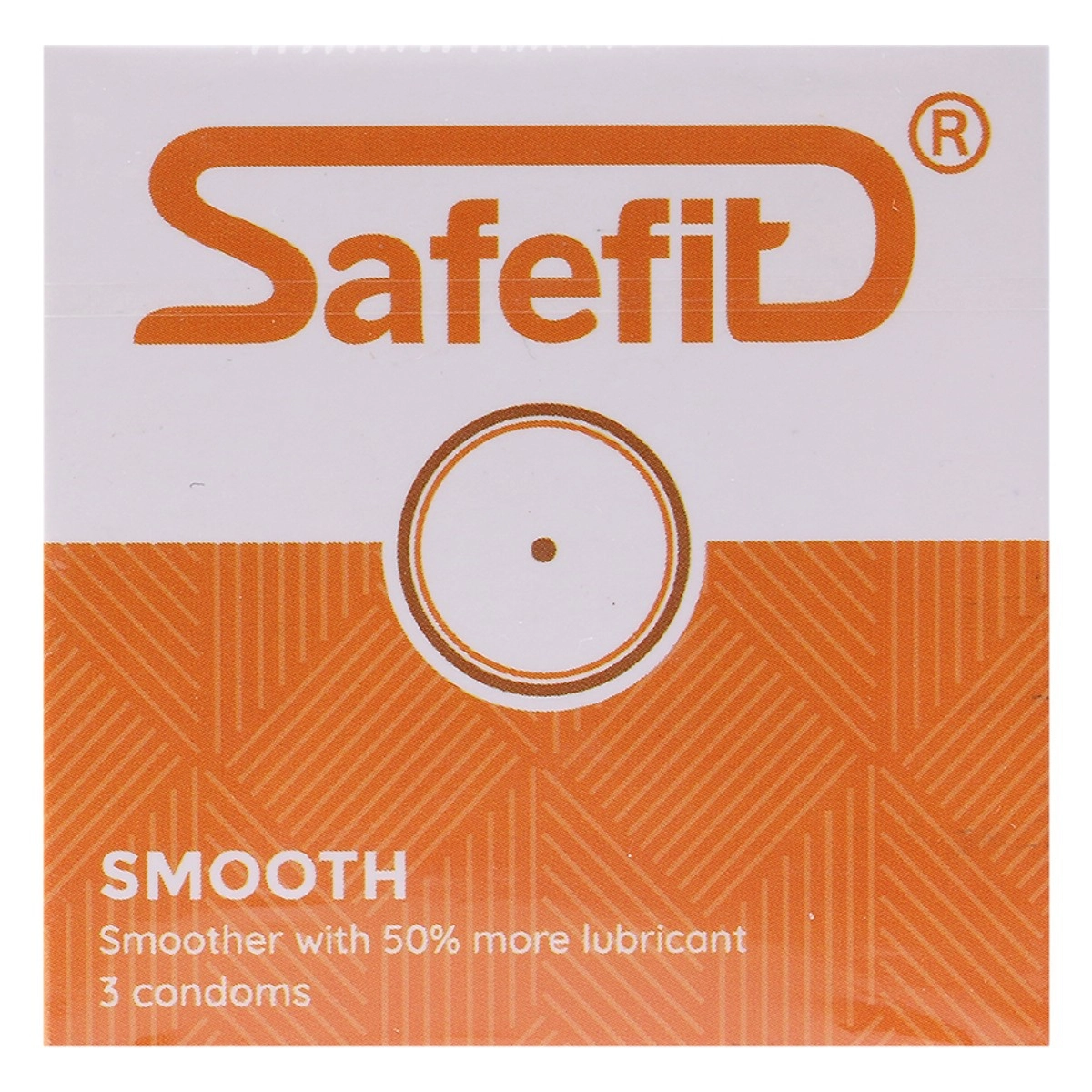 Bao cao su Safefit Smooth (cam) hộp 3 cái