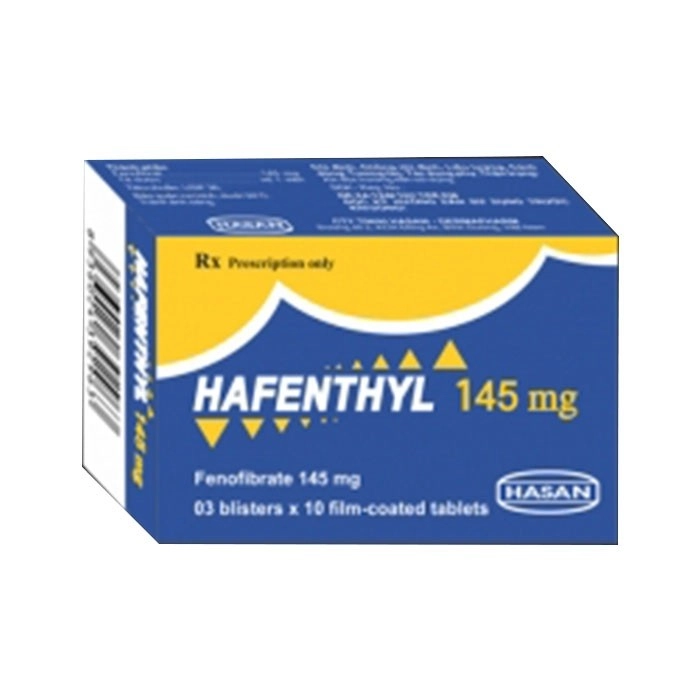 Thuốc hạ mỡ máu Hafenthyl 145mg hộp 30 viên