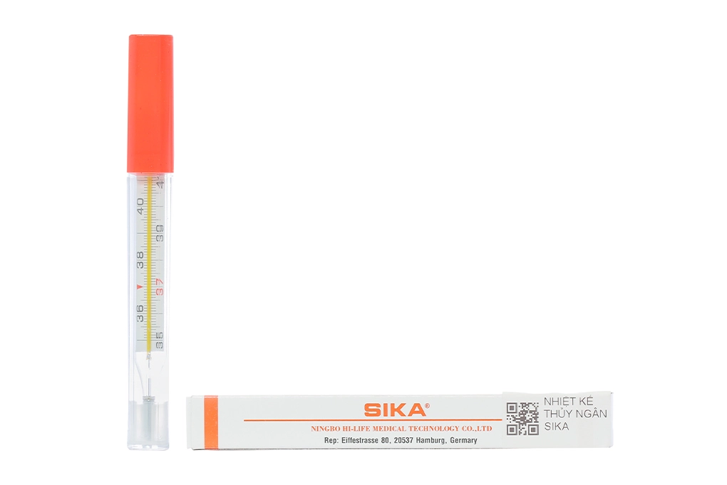 Nhiệt kế thủy ngân  Sika hộp 1 cái