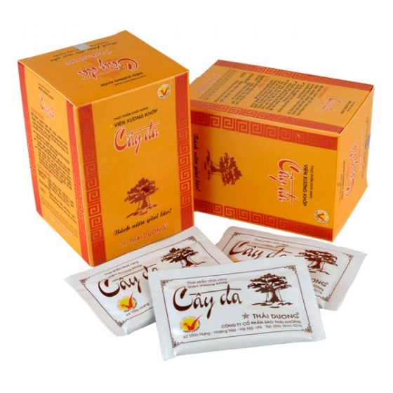 Viên xương khớp Cây Đa Thái Dương hộp 10 gói x 7,5g