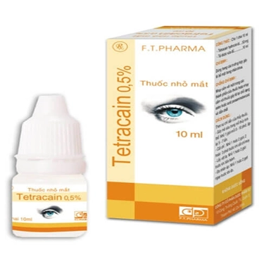 Thuốc dùng gây tê bề mặt trong nhãn khoa Tetracain 0.5% hộp 1 chai x 10ml