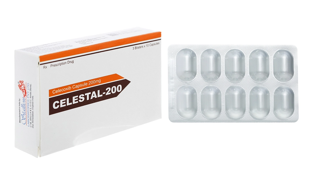 Thuốc giảm đau chống viêm xương khớp CELESTAL-200 hộp 3 vỉ x 10 viên nang cứng