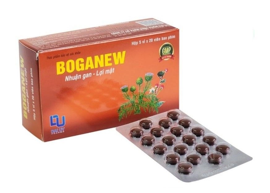 Viên uống giải độc gan BOGANEW hộp 5 vỉ x 20 viên