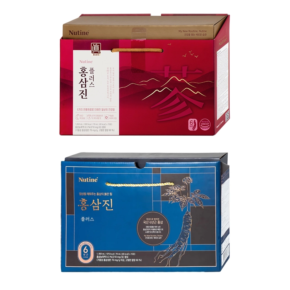 Hỗ trợ tăng cường sức khỏe và sức đề kháng nước Hồng Sâm Hongsamjin Plus hộp 15 gói x 70ml