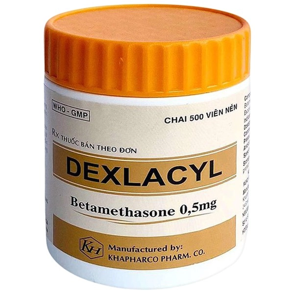 Thuốc chống viêm, dị ứng Dexlacyl lọ 500 viên