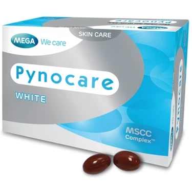 Hỗ trợ làm đẹp da, sáng da, tăng tính đàn hồi của da Pynocare White hộp 3 vỉ x 10 viên