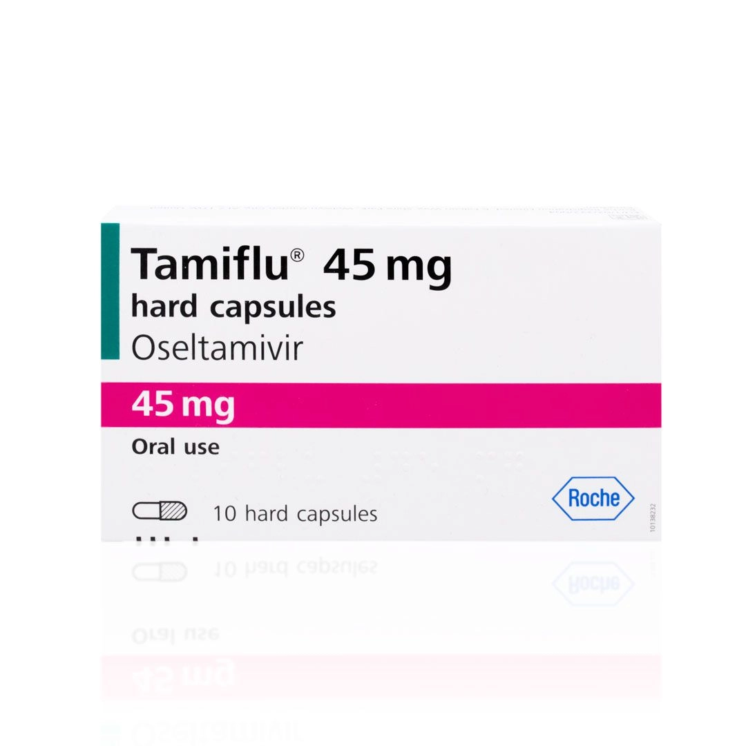 Thuốc kháng virus Tamiflu 45 mg hộp 1 vỉ x 10 viên