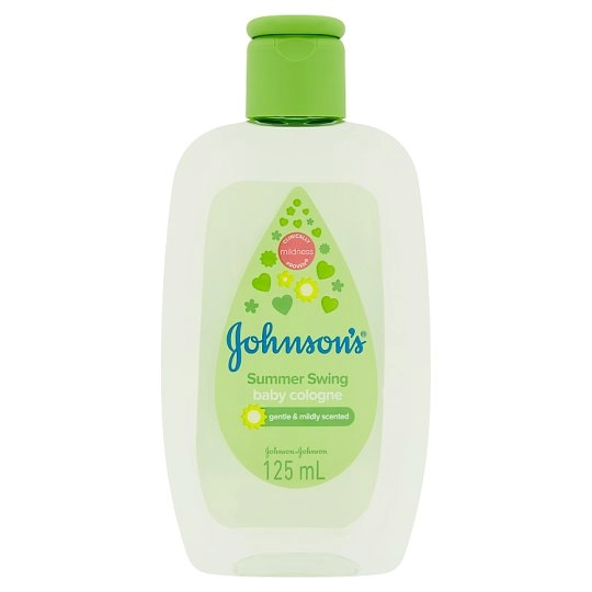 Nước hoa Johnson's Summer Swing Baby Cologne (xanh lá) chai 125ml