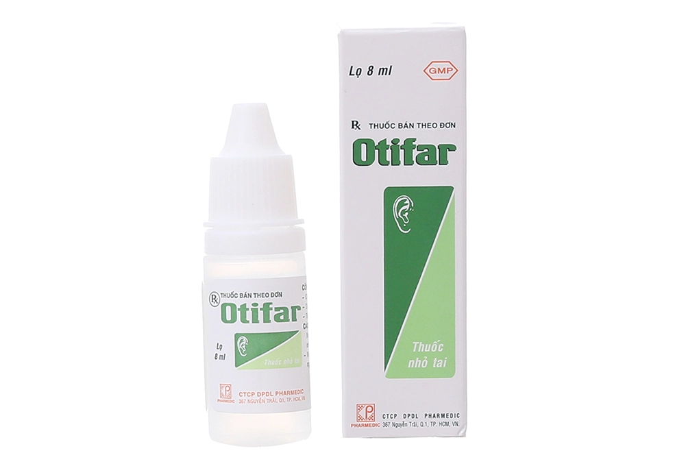 Thuốc nhỏ tai Otifar chai 8ml