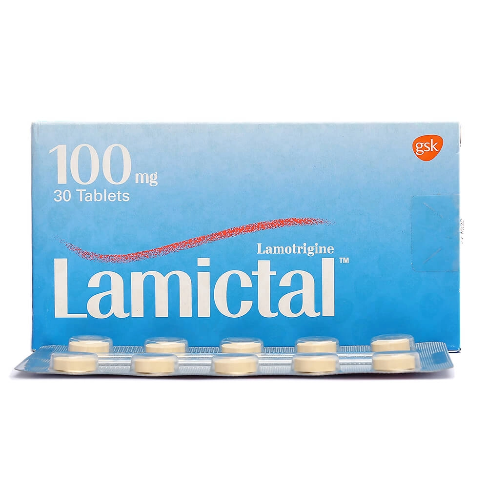 Thuốc điều trị động kinh Lamictal 100mg hộp 30 viên