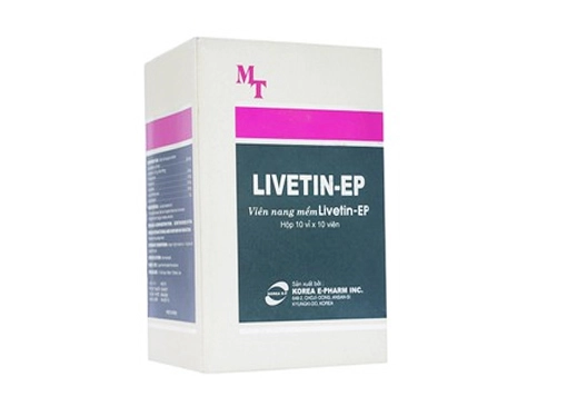 Thuốc gan mật Livetin-EP hộp 10 vỉ x 10 viên