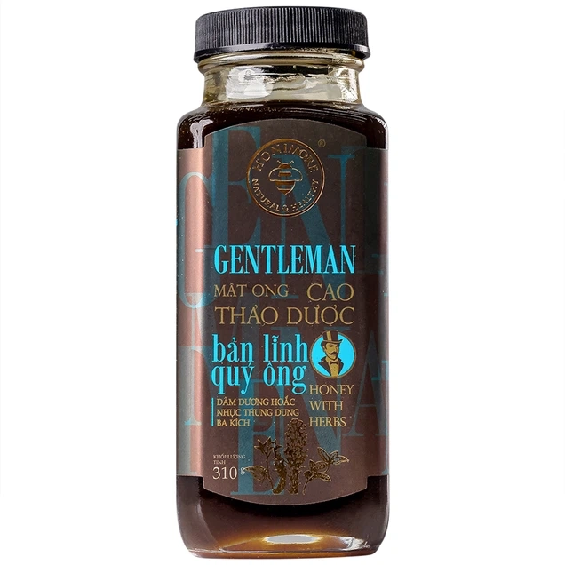 Hỗ trợ tăng cường sinh lý nam mật ong thảo dược Honimore Gentlement chai 310g