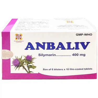 Thuốc hỗ trợ điều trị các bệnh về gan Anbaliv Phương Đông hộp 6 vỉ x 10 viên