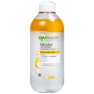 Nước làm sạch và tẩy trang Garnier Skin Naturals Micellar Oil-infused Cleansing Water chai x 400ml