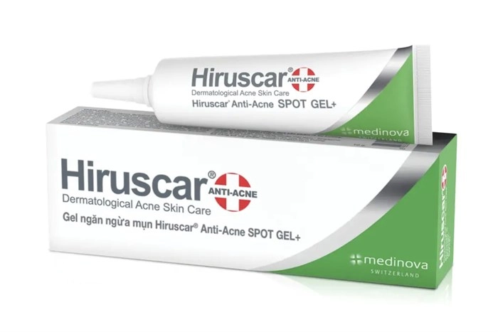Gel ngăn ngừa mụn Hiruscar Anti-Acne Spot Gel+ tuýp 10g