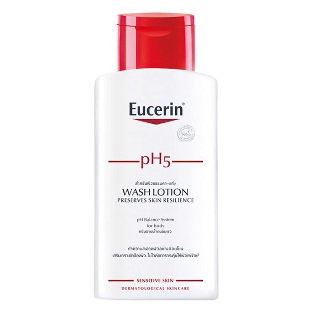 Sữa tắm có mùi cho da nhạy cảm Eucerin pH5 Washlotion  chai 200ml
