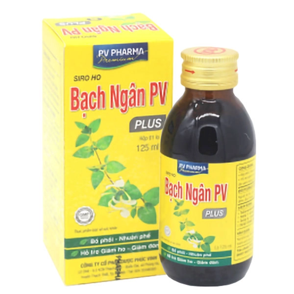 Siro ho Bạch Ngân PV PLUS hộp 1 lọ 125ml