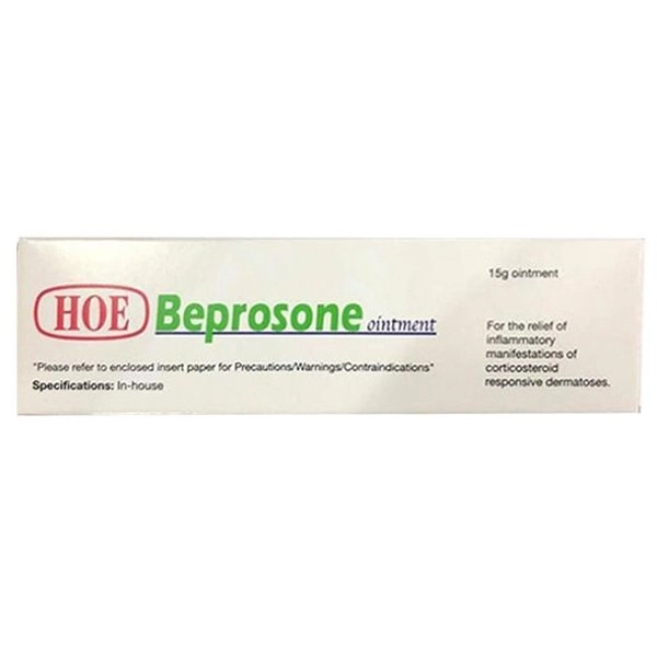 Thuốc mỡ trị viêm da HOE Beprosone ointment hộp 1 tuýp 15g