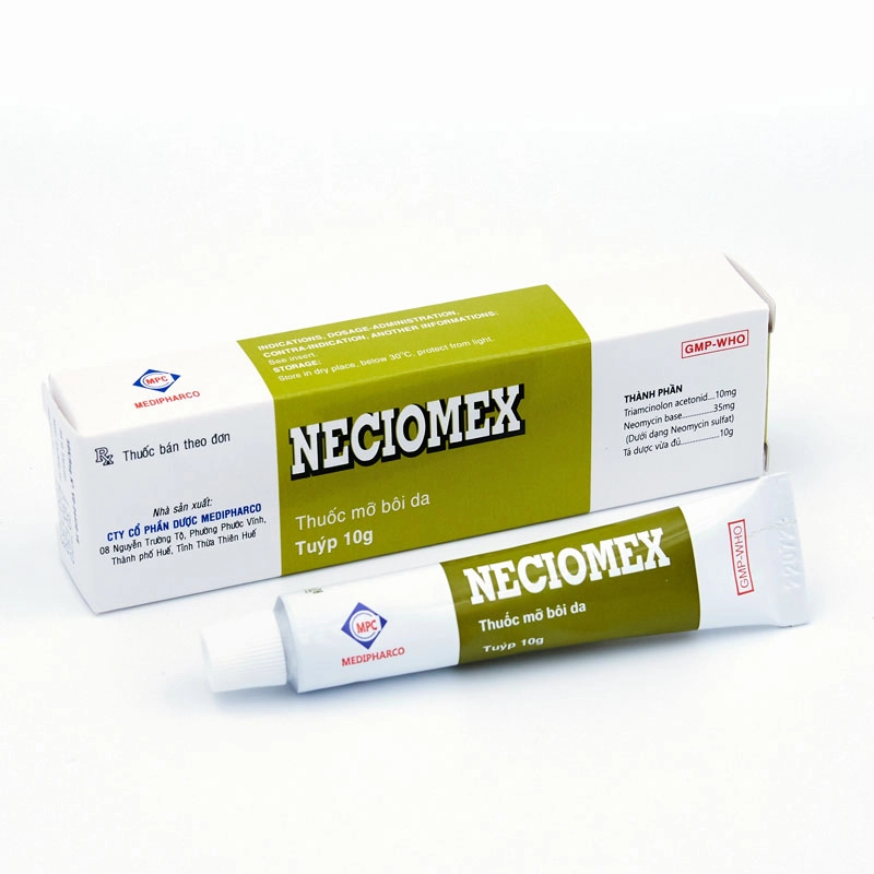 Thuốc bôi trị viêm da Neciomex hộp 1 tuýp 10g