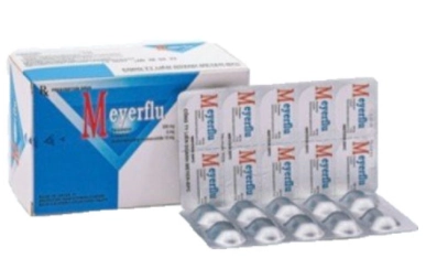 Thuốc trị cảm cúm Meyerflu hộp 10 vỉ x 10 viên nén bao phim