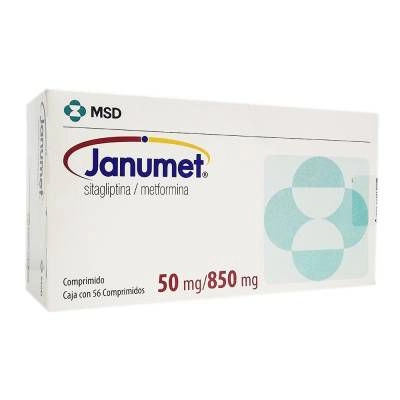 Thuốc trị đái tháo đường Janumet 50mg/850mg hộp 56 viên