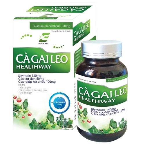 Hỗ trợ bảo vệ gan Cà Gai Leo Healthway hộp 1 lọ 30 viên
