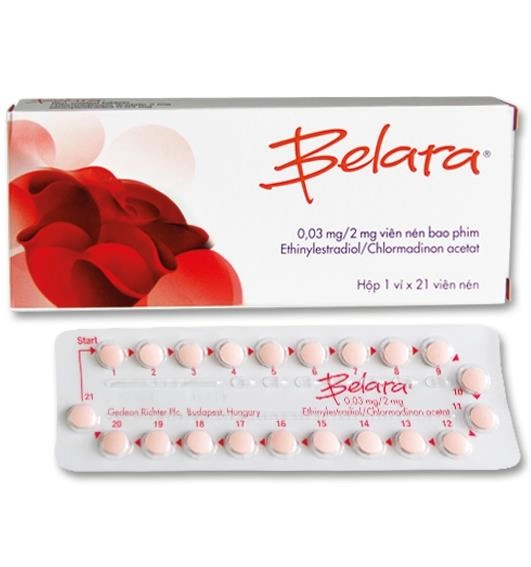 Thuốc tránh thai BELARA hộp 21 viên