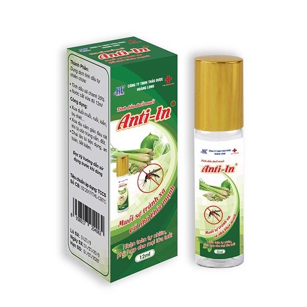 Tinh dầu ANTI-IN  hộp 1 chai 12 ml