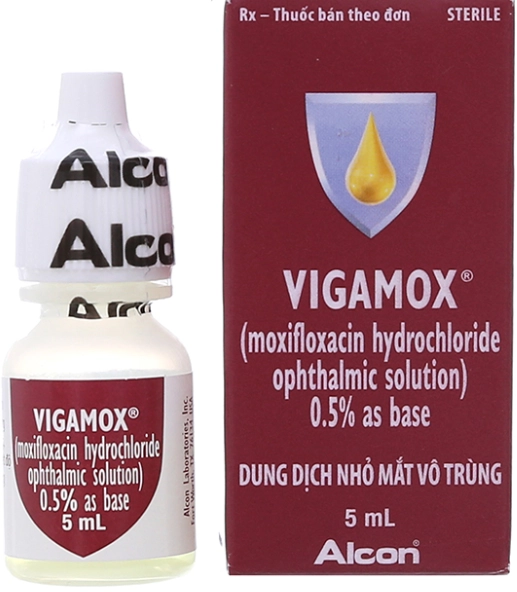 Dung dịch nhỏ mắt Vigamox hộp 1 lọ 5ml