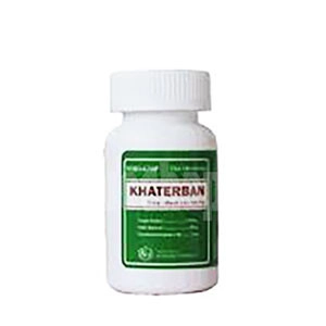 Thuốc trị ho Khaterban lọ 100 viên nang cứng