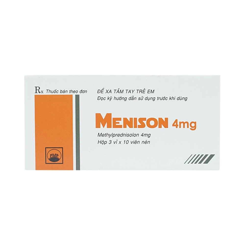 Thuốc kháng viêm MENISON 4mg hộp 30 viên