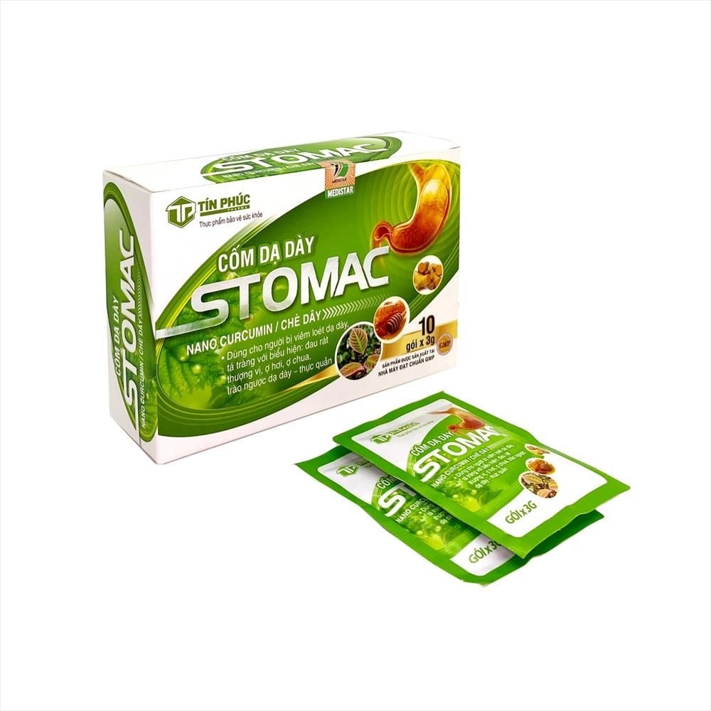 Cốm dạ dày Stomac TÍN PHÚC hộp 10 gói x 3g