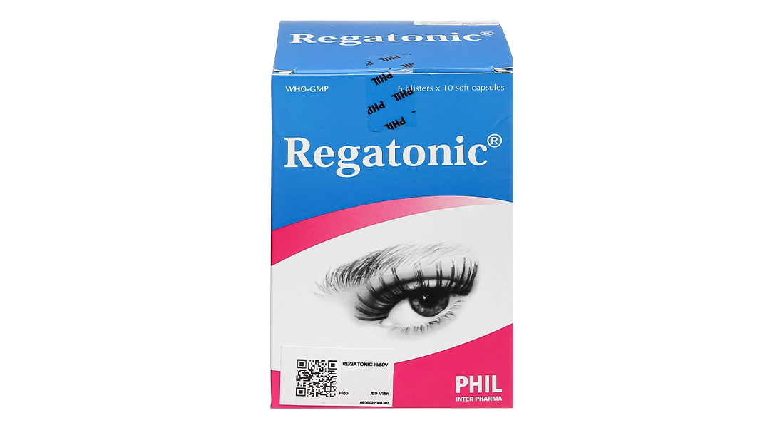 Thuốc cải thiện thị lực Regatonic hộp 6 vỉ x 10 viên